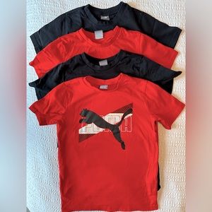 Set of 4 boys puma tees